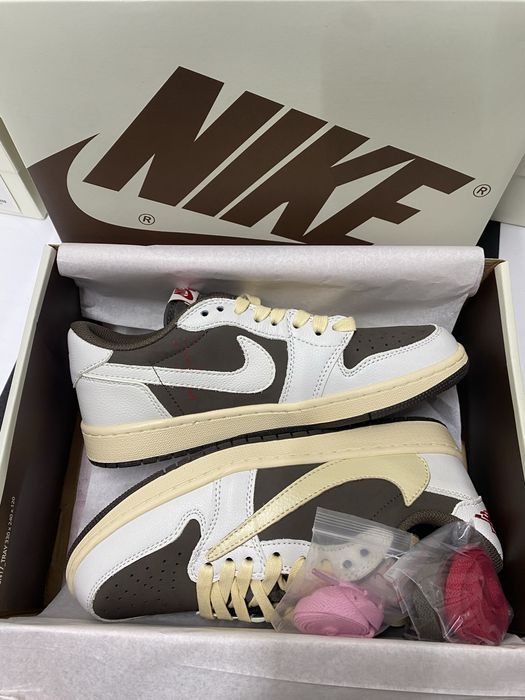 Mocha Jordan 1 Retro Low OG SP Travis Scott Reverse Mocha - Made Vietnam -