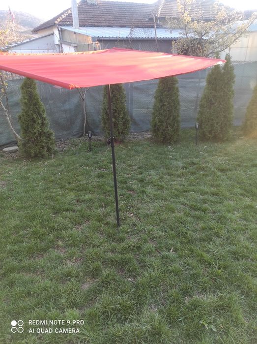 Сглобяем чадър тента