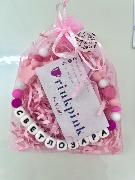 Силиконов клипс за бебешка залъгалка