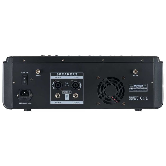 Set Mixer amplificat Powermixer 800 boxe pasive-00+600W+cabluri+stativ