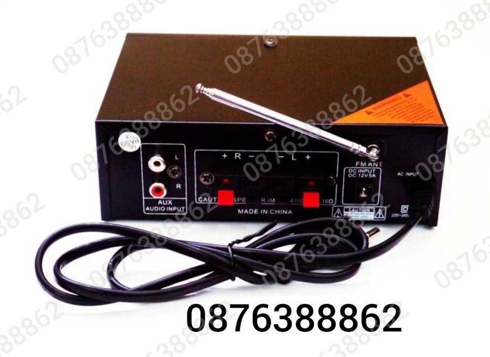 Мощен мини стерео усилвател SN-777BT Bluetooth/USB/FM