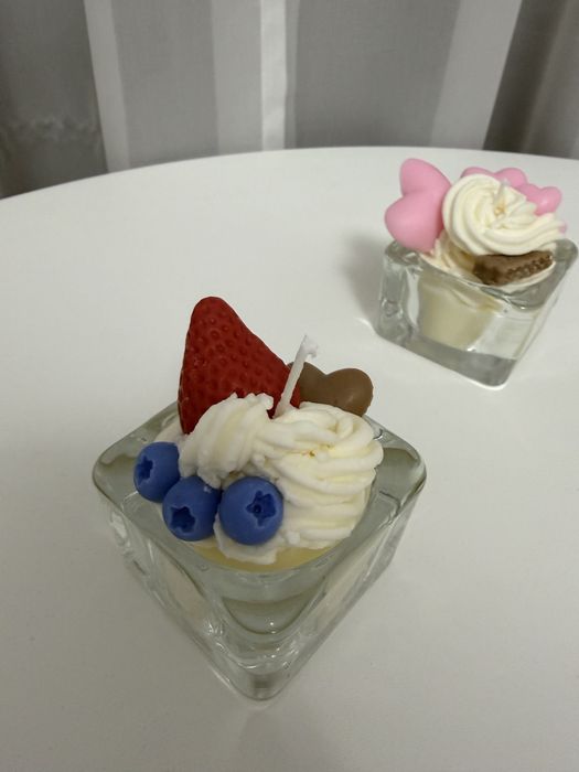 Lumanari martisor din ceara de soia