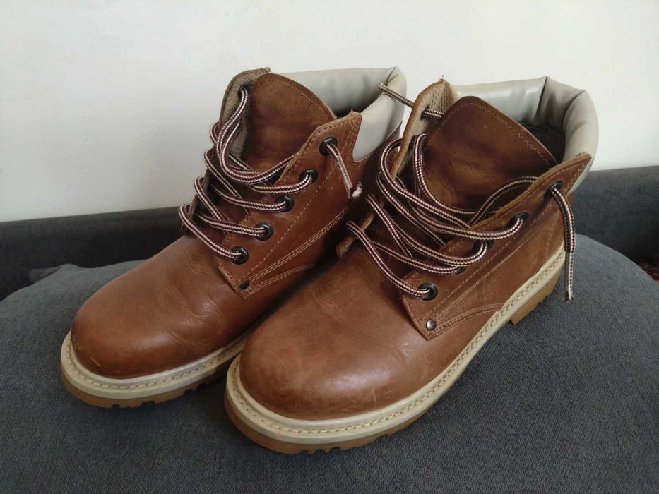 Bocanci damă, piele naturală, mărimea 40