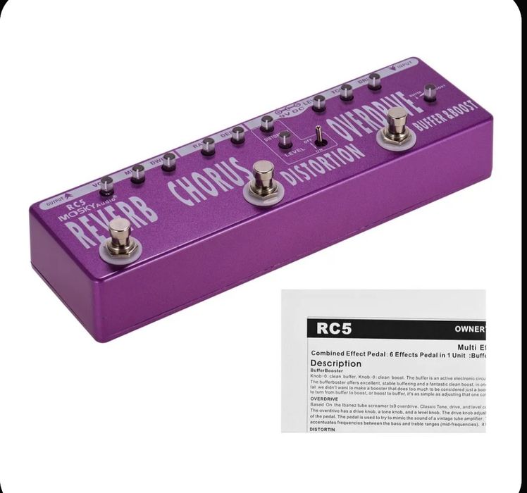 Мульт педаль эффектов для электрогитары