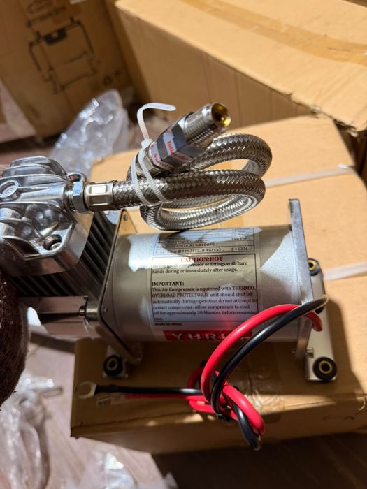 Автомобильный компрессор YURU 12V 150 PSI, 22A