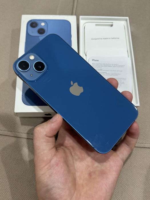 IPhone 13 Blue 128Gb.80% Идеал