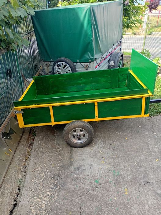 Vând remorca făcută de mine.