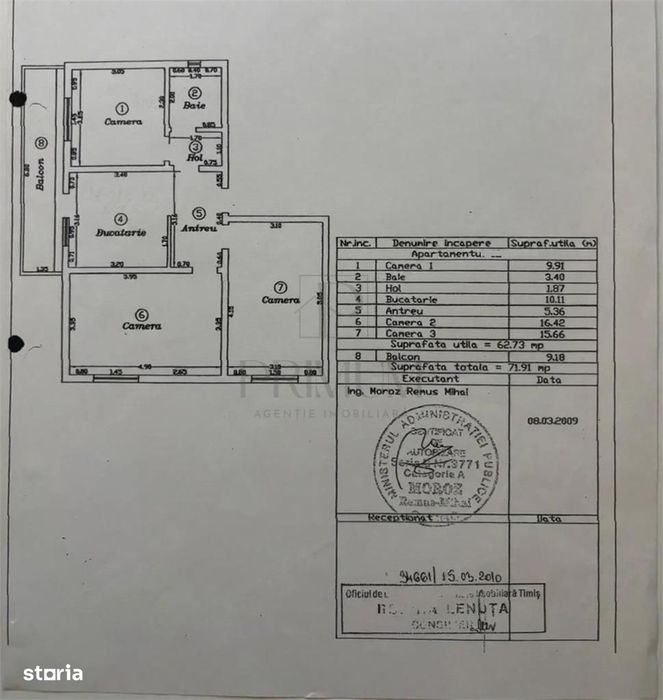 Soarelui - 3 Cam - Decomandat - Centralaac - Mobilatutilat-