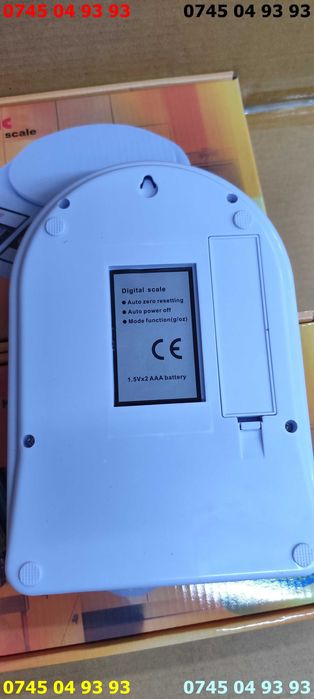 cantar bucatarie maxim 10kg 10000gr baterii incluse NOI