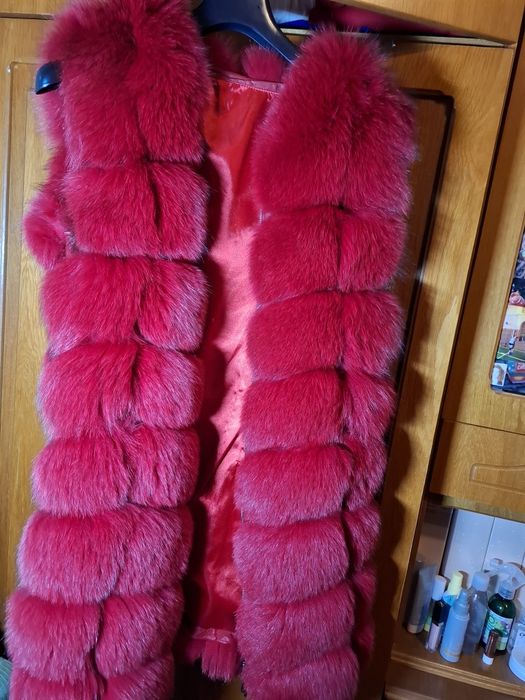Vestă blana damă