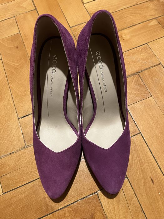 Ecco Pantofi dama piele intoarsa, marime 37