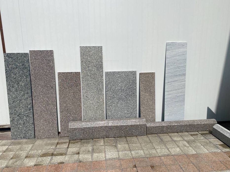 Серый гранит узбекский А блок и Б блок