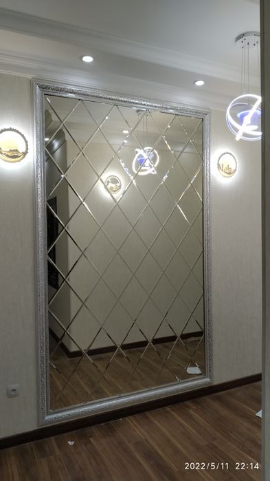 220000 тицячи  Российских Стекло зеркала ромбик