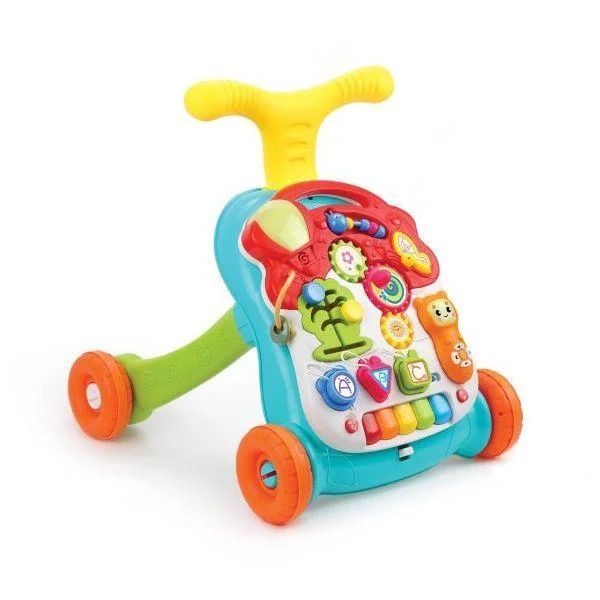 Детские музыкальные ходунки-каталка-столик Жирафики арт.