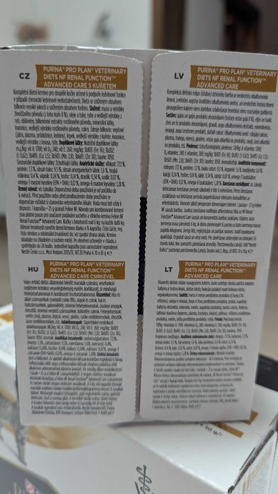 40 plicuri Purina Pro Plan Veterinary Diet Renal - NF - umeda