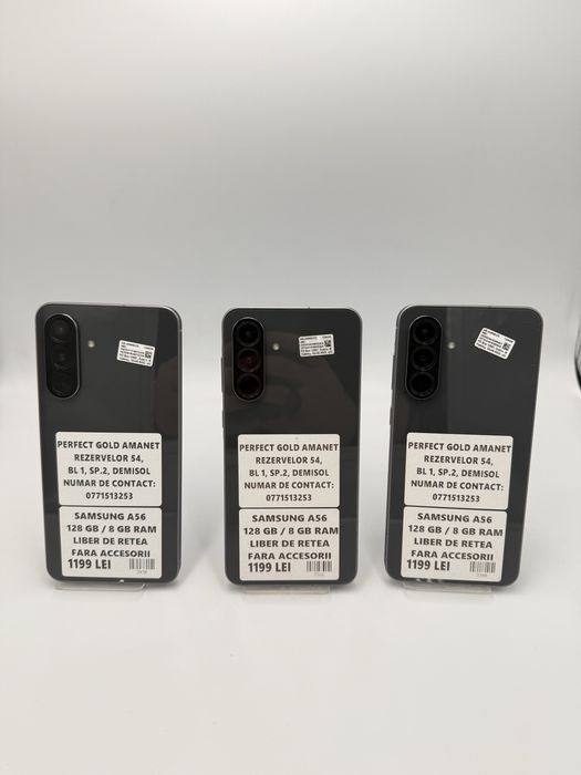 Samsung A56 5G 8/128GB Coduri: 3470, 3322, 3340