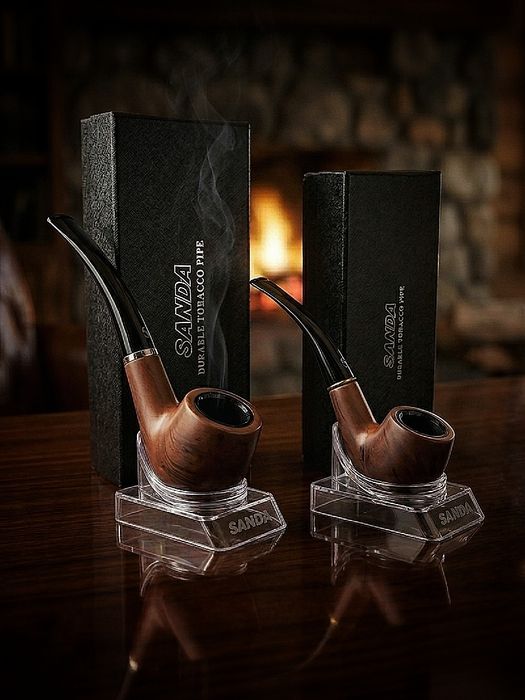 Трубка Табачная «SANDA». Подарочный Комплект.