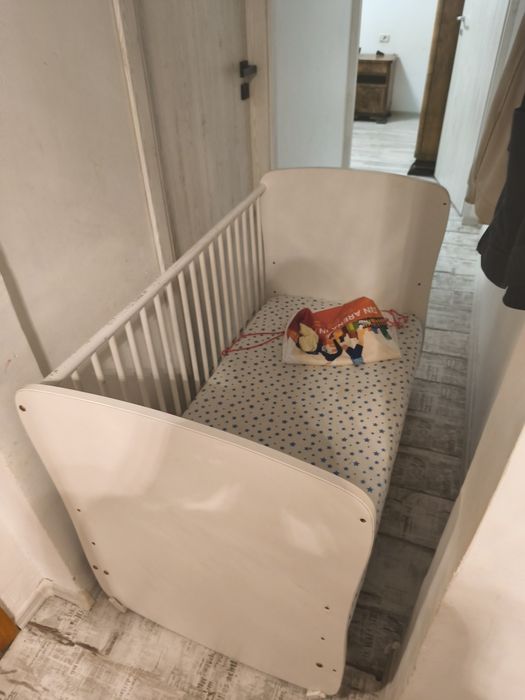 Pătuț bebe cu saltea