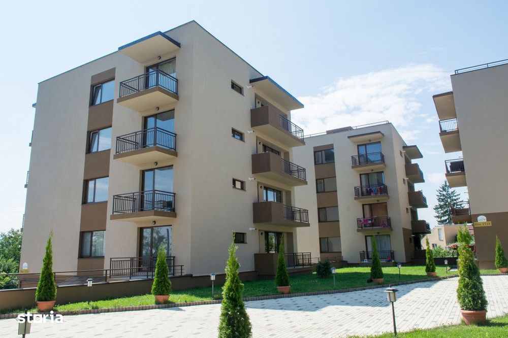 Apartament 1 camera, finisat, mobilat, utilat, complex rezidential — fotografia 3