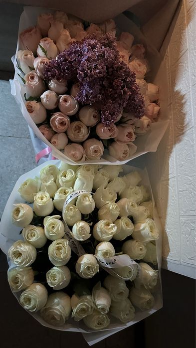 Букет из роз 51 шт