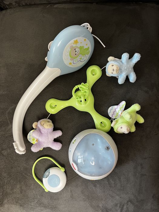 Fisher Price Музикална въртележка - проектор 3 в1 BUTTERFLY DREAMS