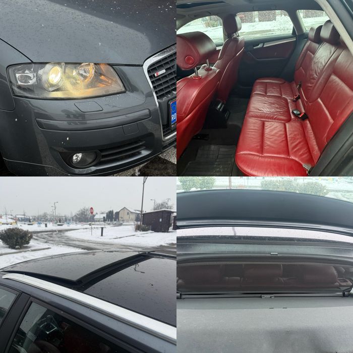 AUDI A3 2.0 TDI 140 CP / Trapa/ Xenon/  Piele roșie