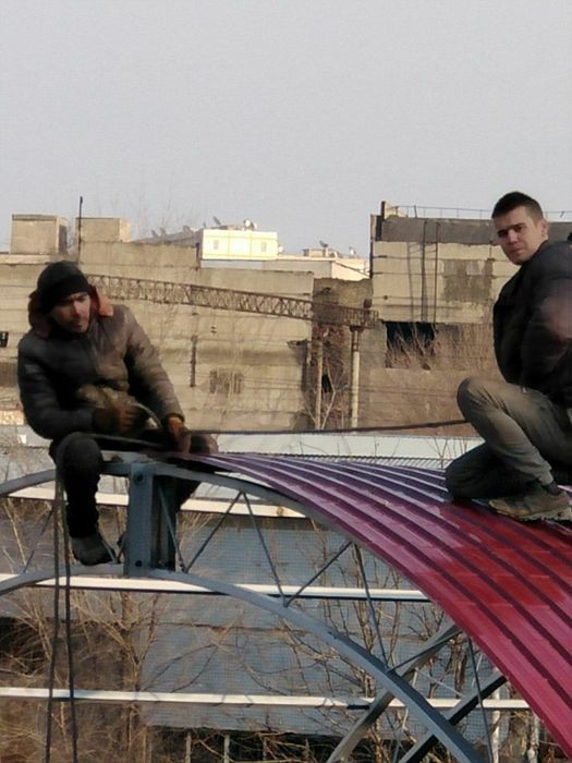 Навес  решетки перила