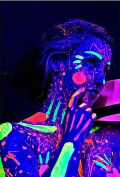 Неоновые. светящиеся краски