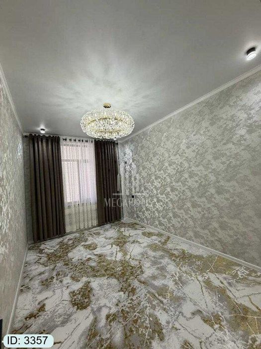sharq 1 tarafda 3 xona tayyor kvartira sotiladi №3357