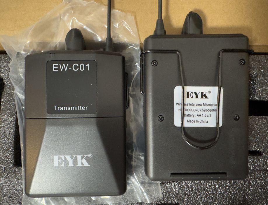 Безжичен микрофон интервю