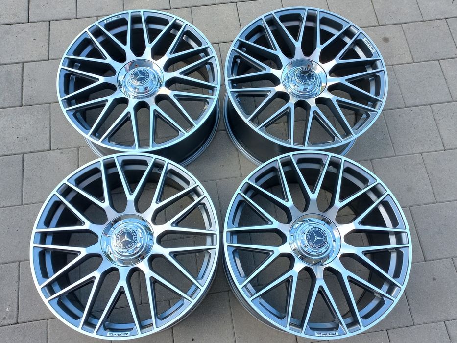 20.Mercedes ///AMG 8.5j et45 9.5j et40 Sport Paket Black Matt Polish l