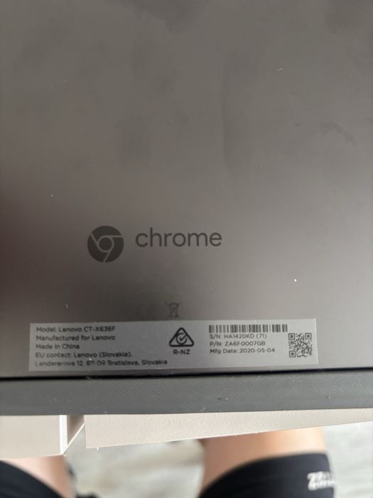 Laptop 2 in 1 Lenovo Chrome, 10.1", Full hd 128GB eMMC, 4GB , Chrome