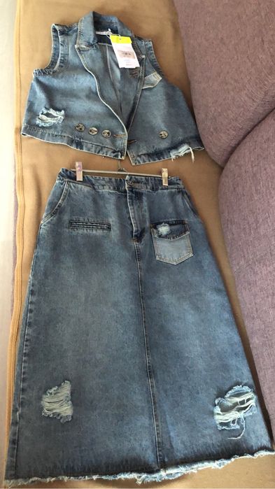 Джинсовый костюм