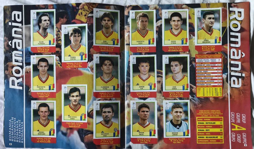 Panini Euro 2000. 99% Completed Sticker Album.