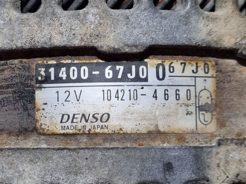 Alternator Suzuki Grand Vitara 1.9 DDIS 2006 - 2012 129CP 1870CC F9QB (1285) Diesel ...