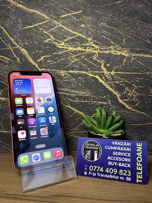 Iphone 12/64Gb/Garantie 2Ani Centrul de Telefoane/Rate