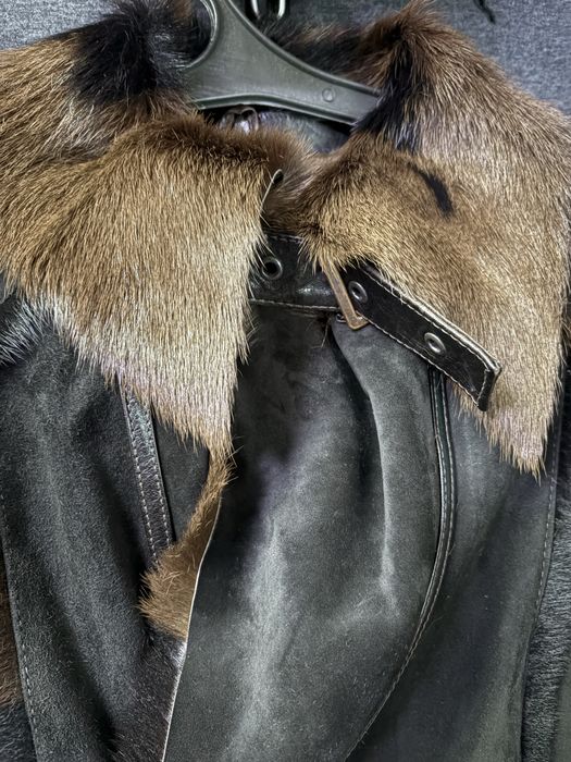 Дубленка одевали несколько раз