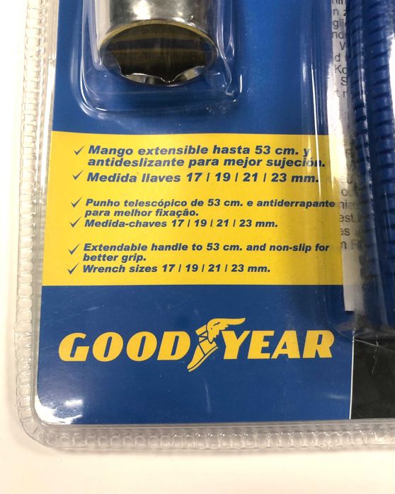 кръстат ключ за гуми, джанти, Goodyear, телескопичен ключ 17/19/21/23
