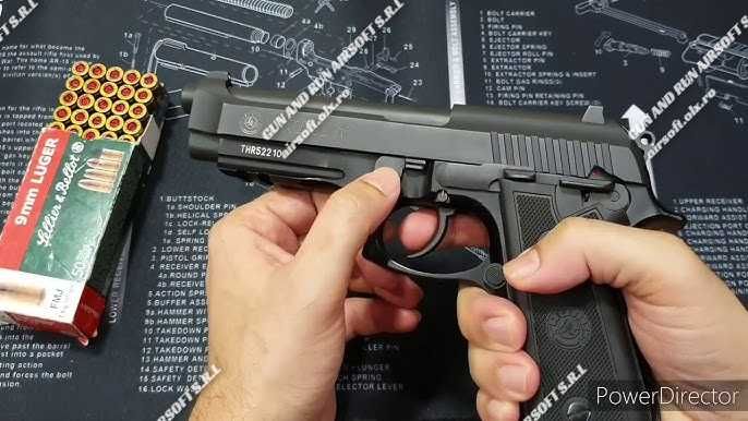 Pistol Airsoft Metalic (MODIFICAT 4.6!) Co2 Semi-Auto + Munitie Gaz