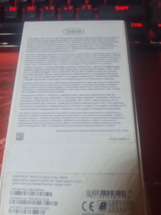 Iphone 10  256gb