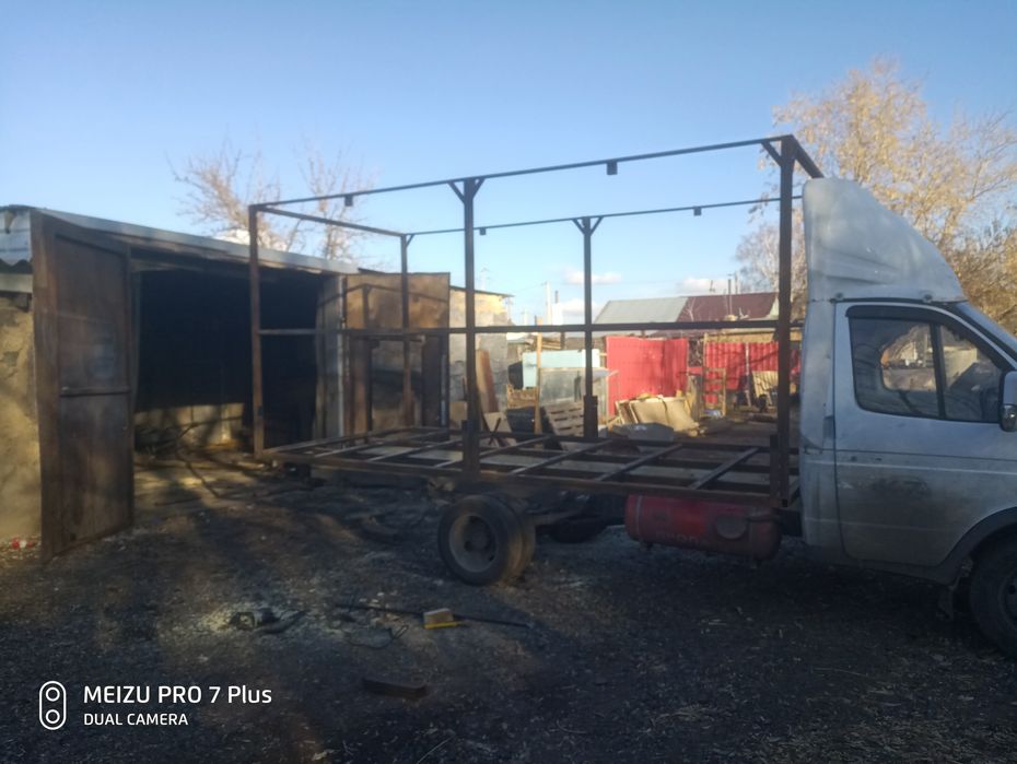 каркас будки на газель