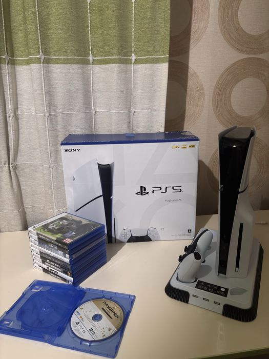 Продам Playstation 5 slim с дисководом PS5 slim с дисководом пс 5