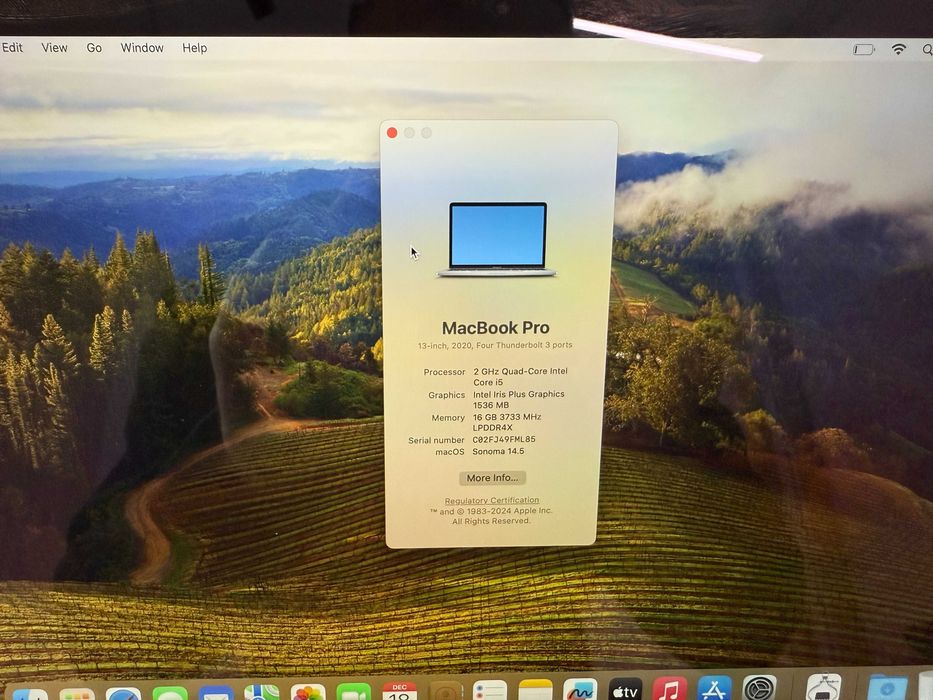 Macbook Pro 2020 13" i5 16GB Ram, SSD 512GB | Factura & Garantie |