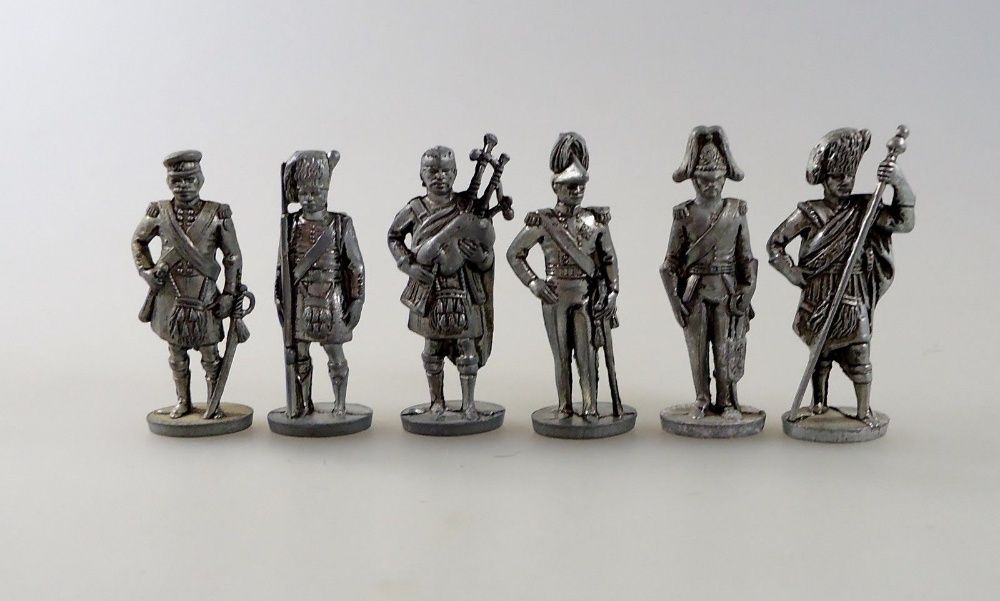 Колекция от метални фигурки на войници от шок. яйце Киндер Сюрприз KI