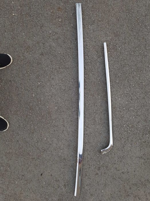 Хром заднего бампера w140 рейсталинг