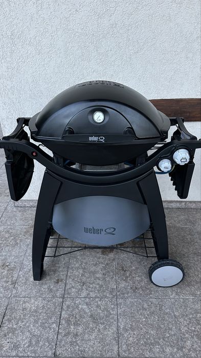 Weber q3000/3200 Gratar Gaz 2 arzatoare Impecabil