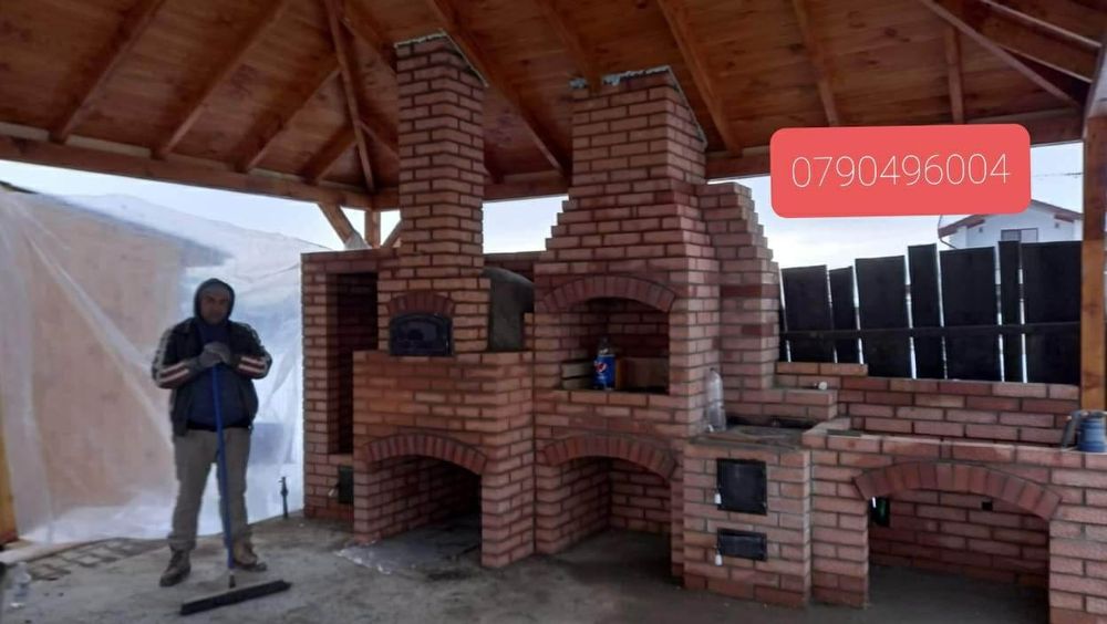 Grătare din cărămidă aparentă
Grătar ,cuptor sobă , țărănească
Afumăto