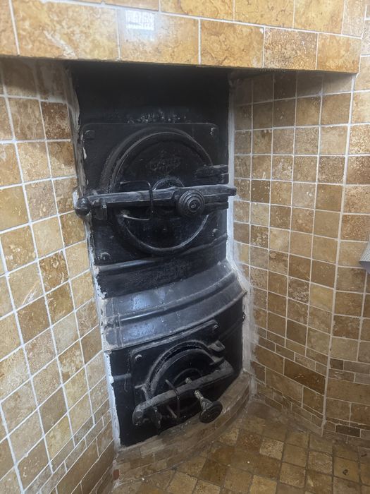 Чугунная печь царских времен