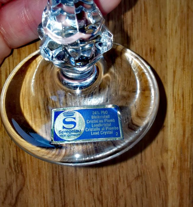 Кристални чаши шампанско сет комплект сервиз маркови оловен кристал