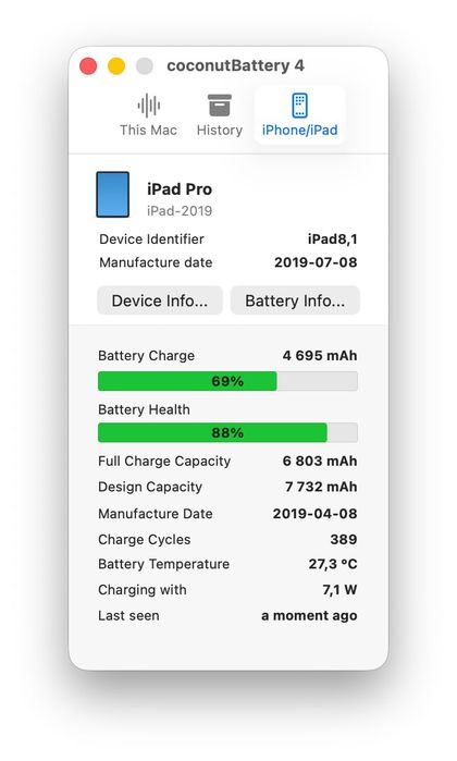 iPad Pro 11" (2018), 64 ГБ, Wi-Fi